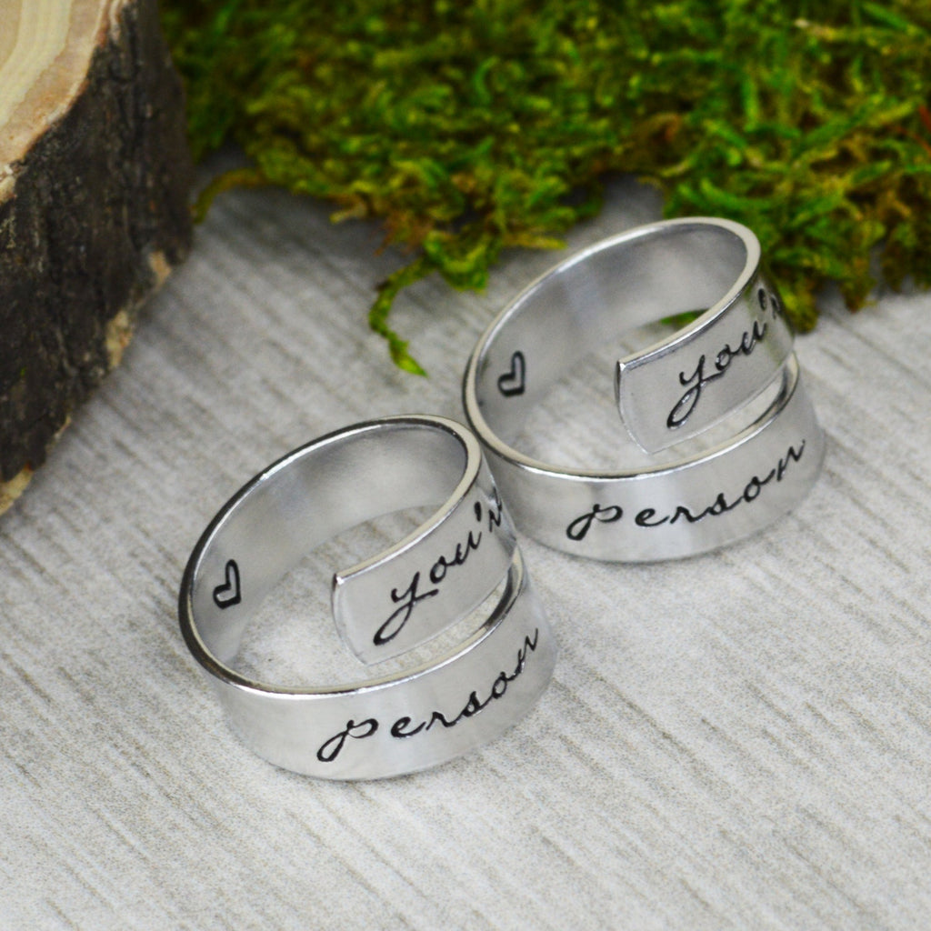 You're My Person Wrap Ring Set