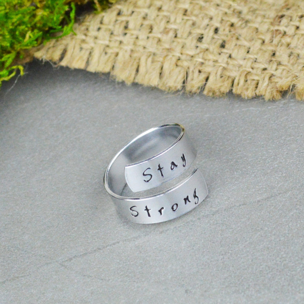 Stay Strong Wrap Ring