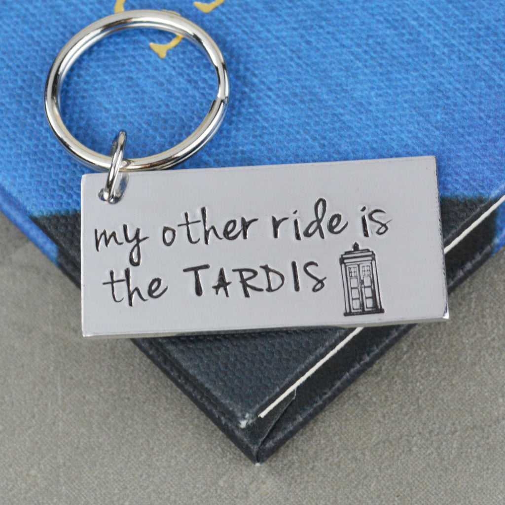 My Other Ride is the TARDIS Keychain - Doctor Who, Dr Who