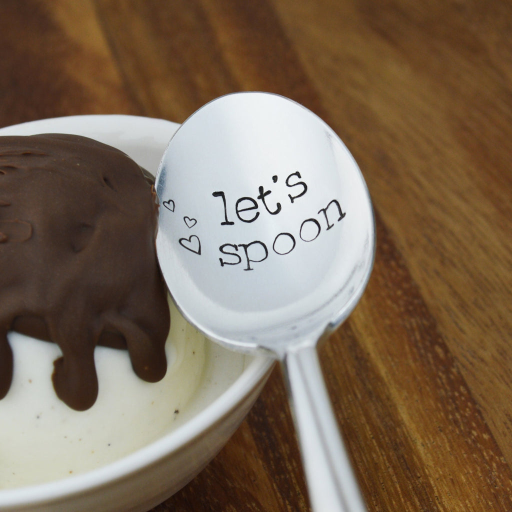 Let's Spoon Hand Stamped Spoon 