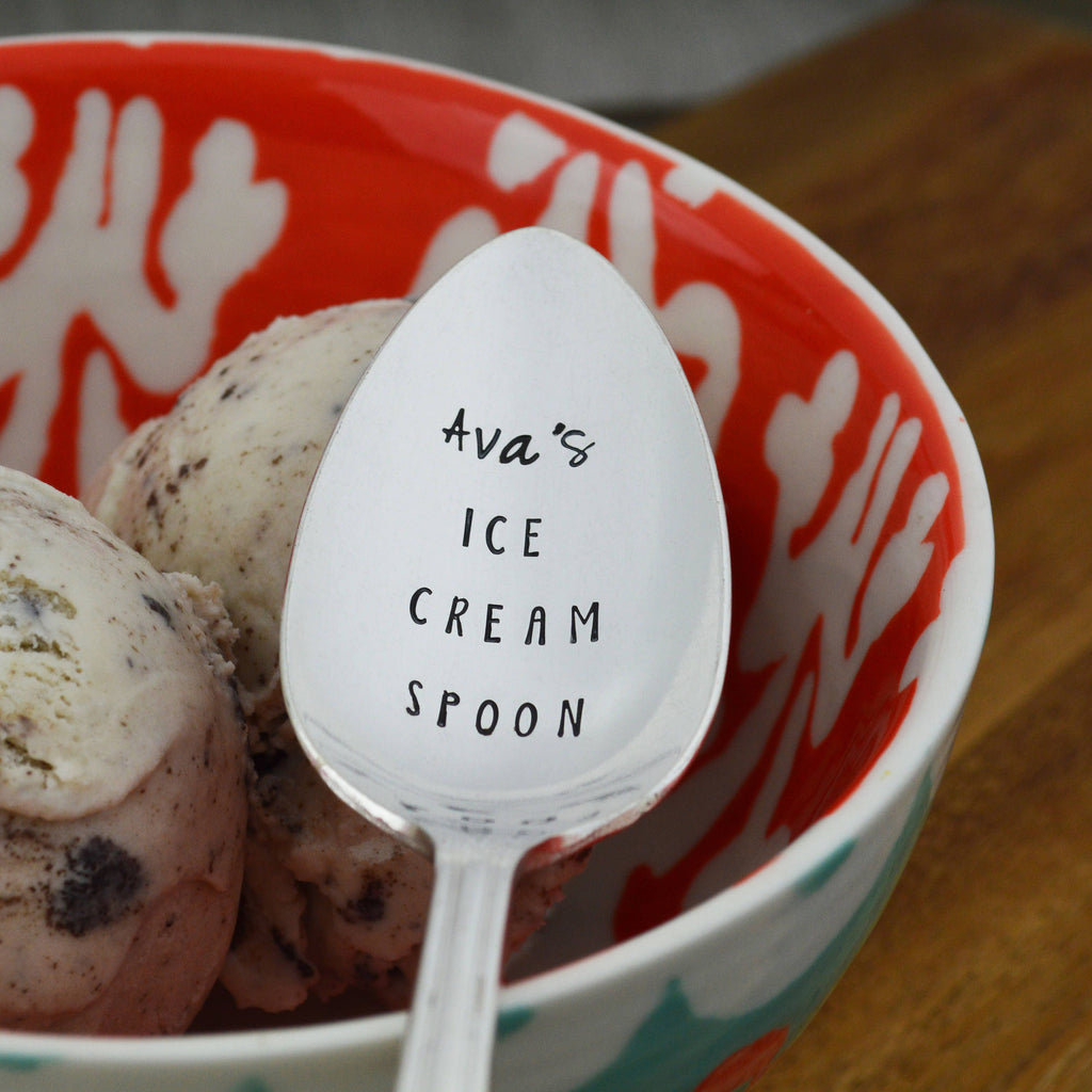 Personalized Ice Cream Spoon 