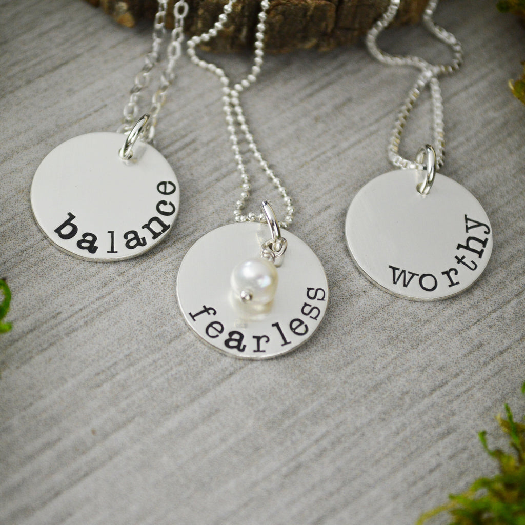 Personalized Word of the Year Necklace 
