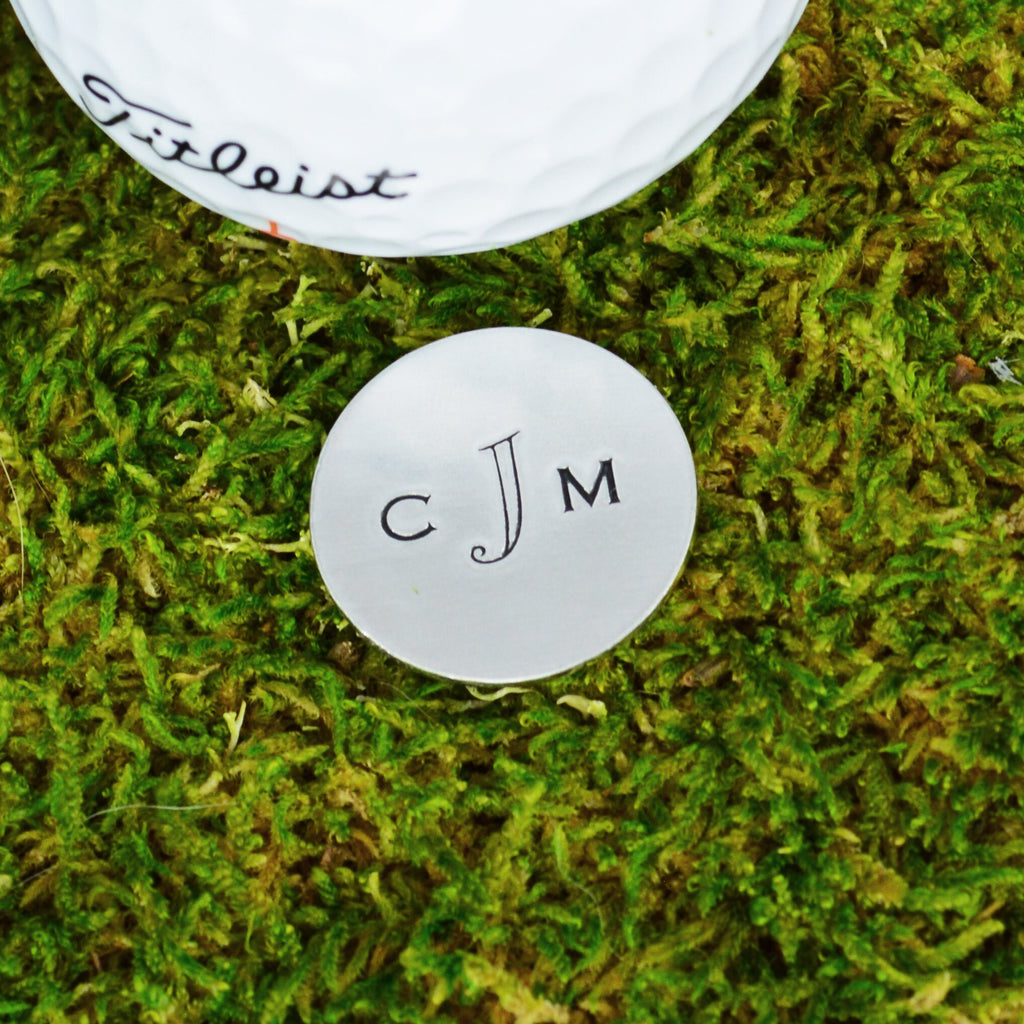 Personalized Golf Ball Marker and Divot Tool Set 
