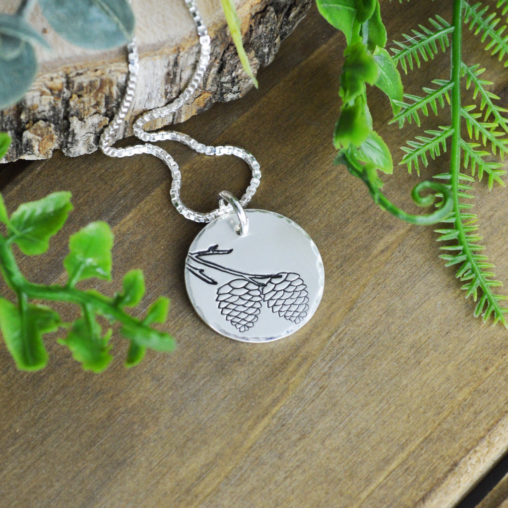 Pine Branch Necklace 