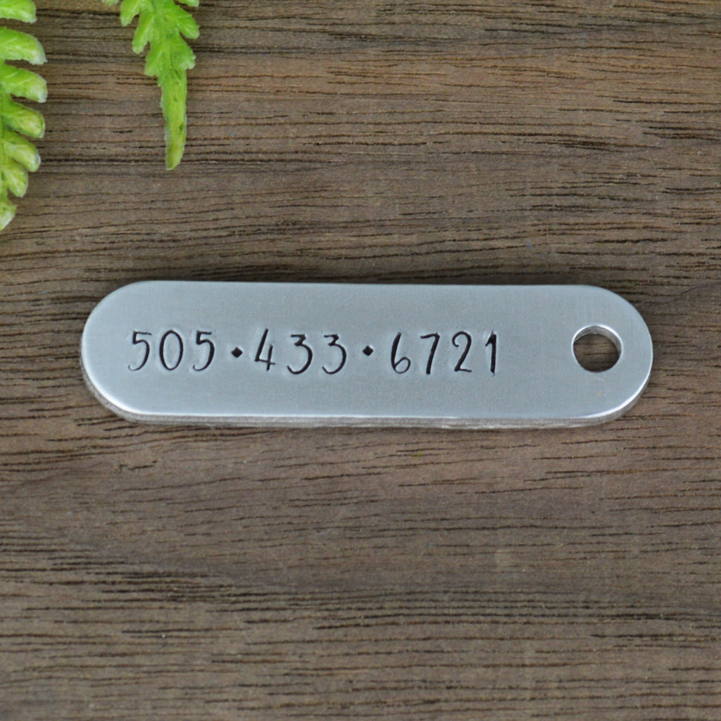 Mountain Adventure Hand Stamped Dog Tag 