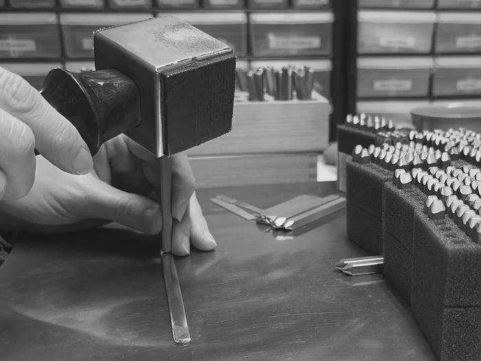 Vintage Stamped Spoon: Custom Silverplate Friend Gift