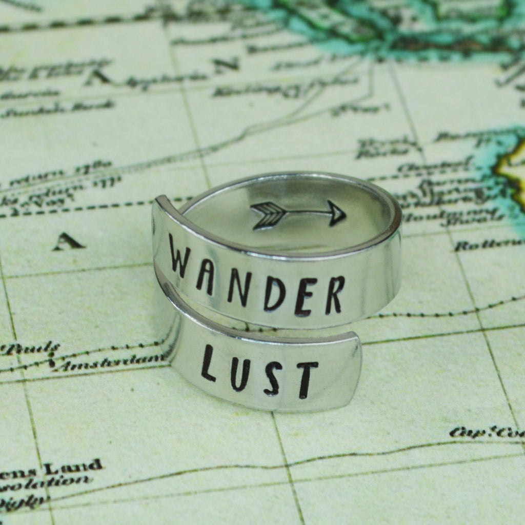 Wanderlust Traveler's Wrap Ring 