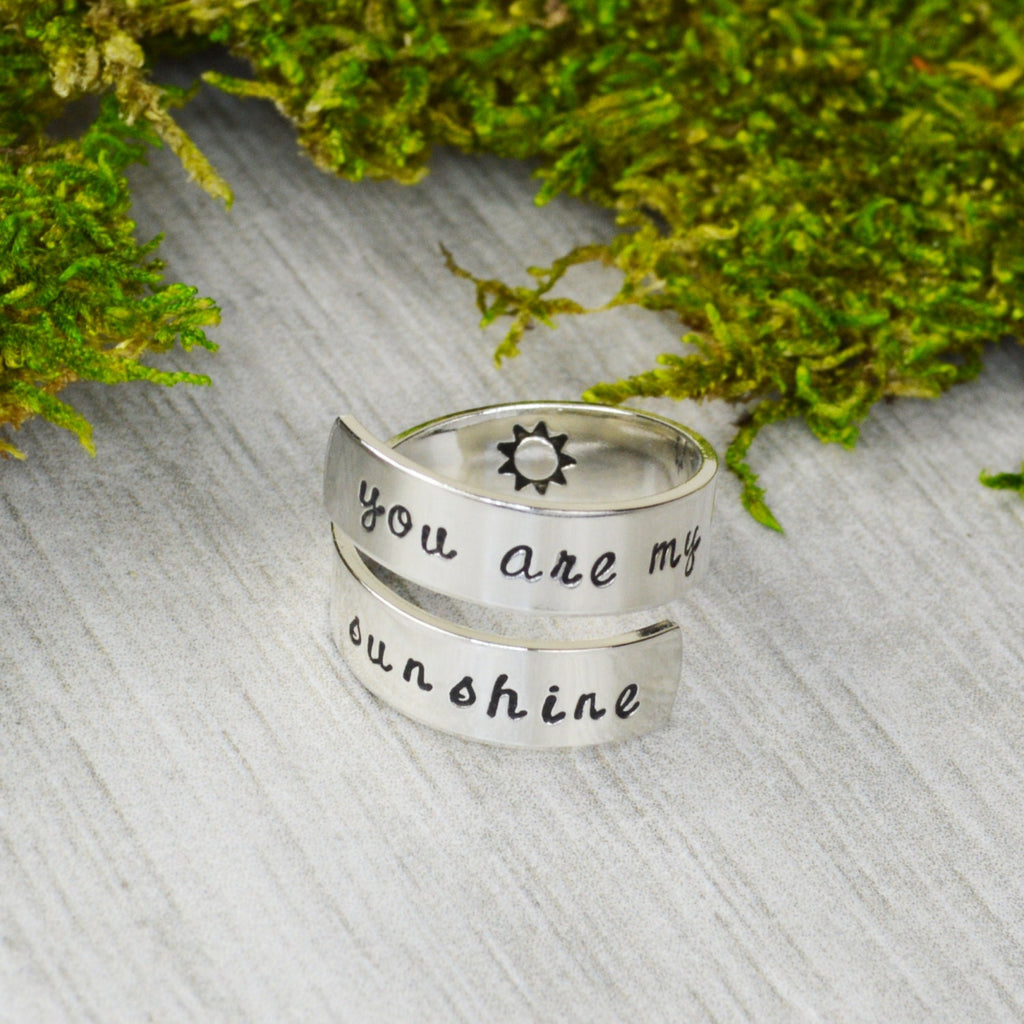 You Are My Sunshine Wrap Ring