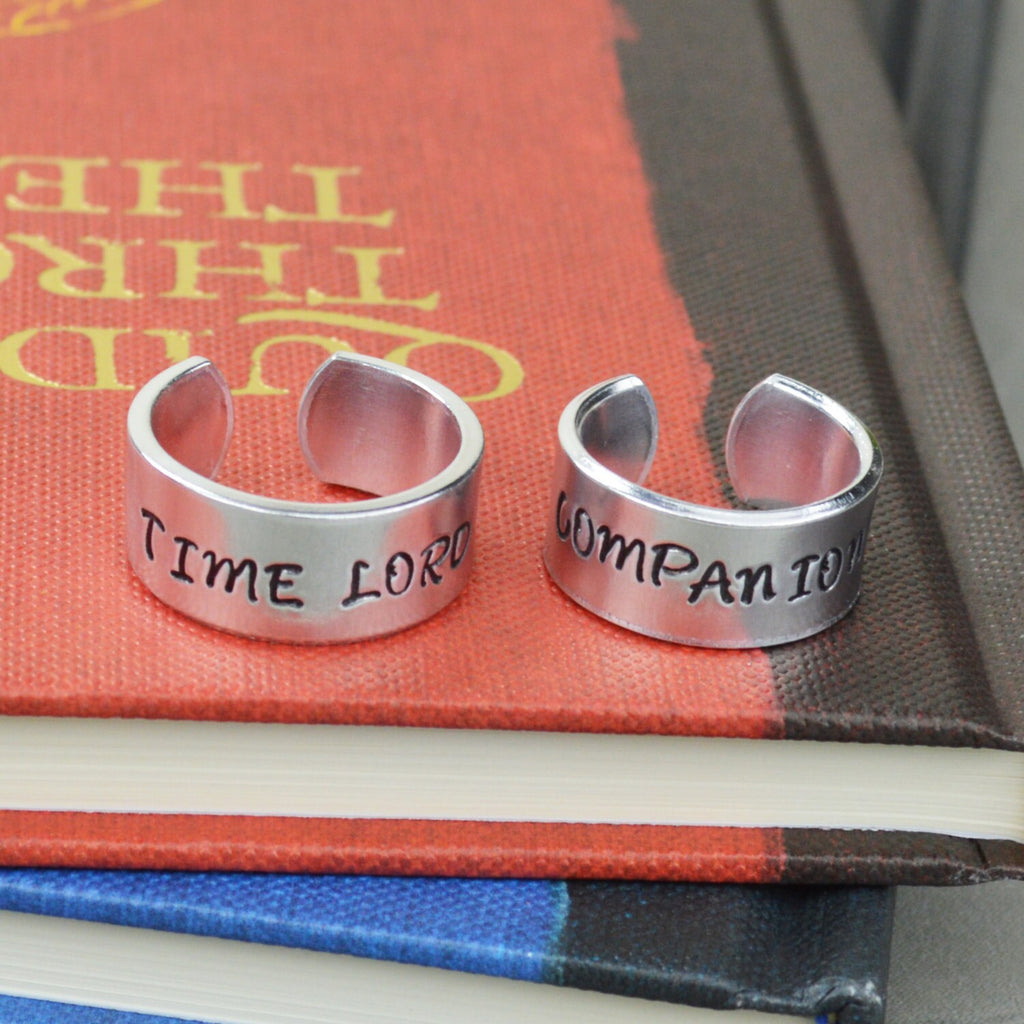 Doctor Who Ring Set - Time Lord Companion - Couple