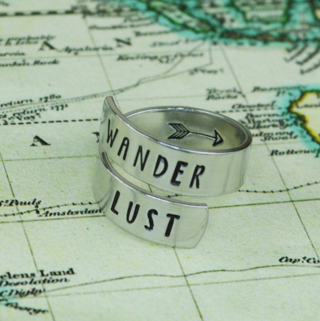 Wanderlust Traveler's Wrap Ring 