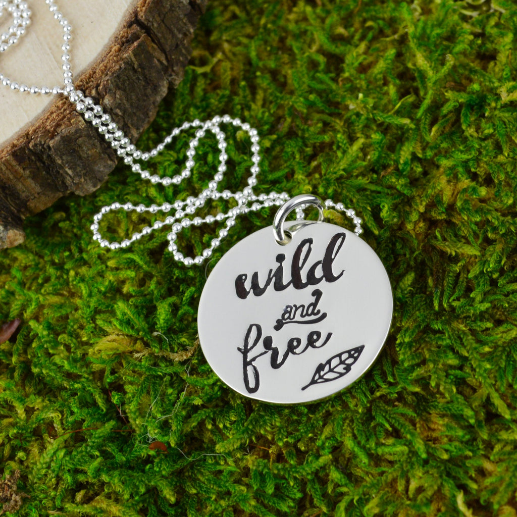 Wild and Free Necklace in Sterling Silver
