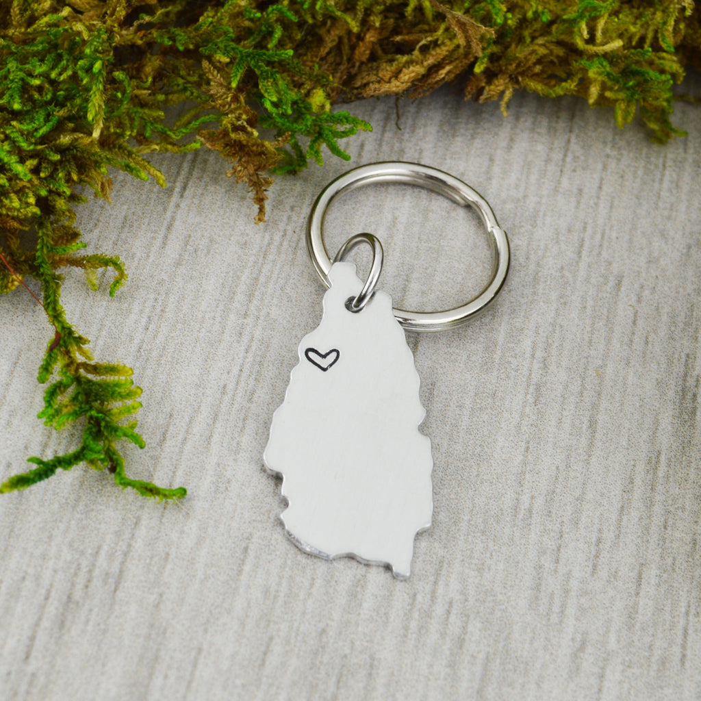 St. Lucia Keychain - Best Friend Gift - Couples Gift - Long Distance Love