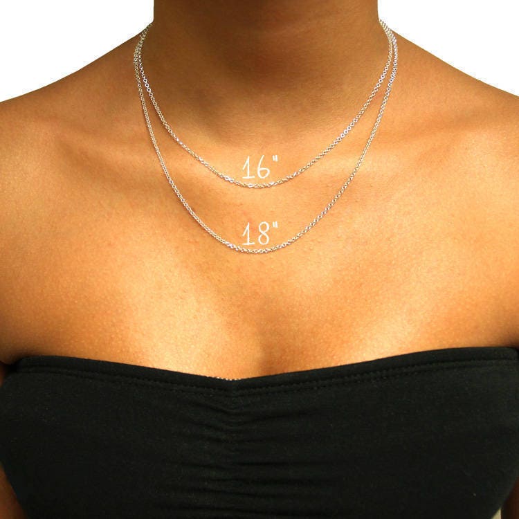 Custom Heart Bar Necklace 