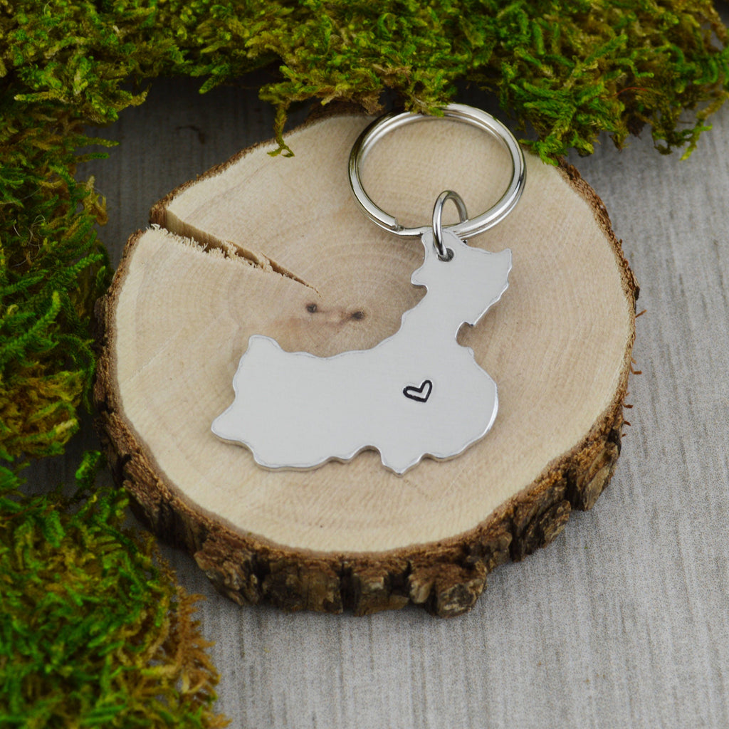 China Keychain - Best Friend Gift - Couples Gift - Long Distance Love