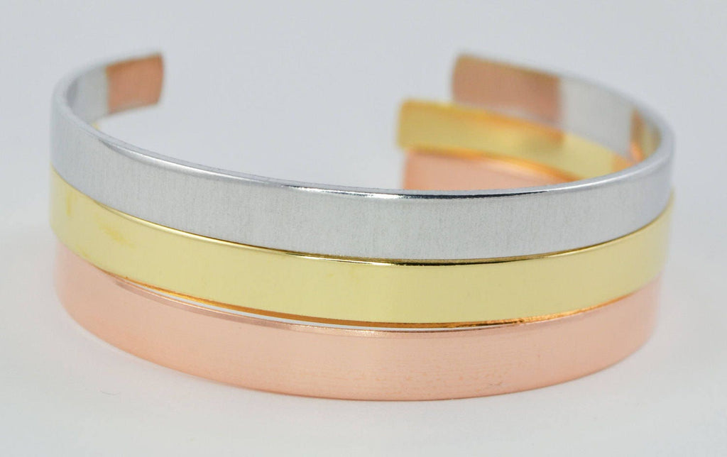 When Did You Last Let Your Heart Decide Bracelet - Aladdin Inspired - Aluminum Brass or Copper Bangle