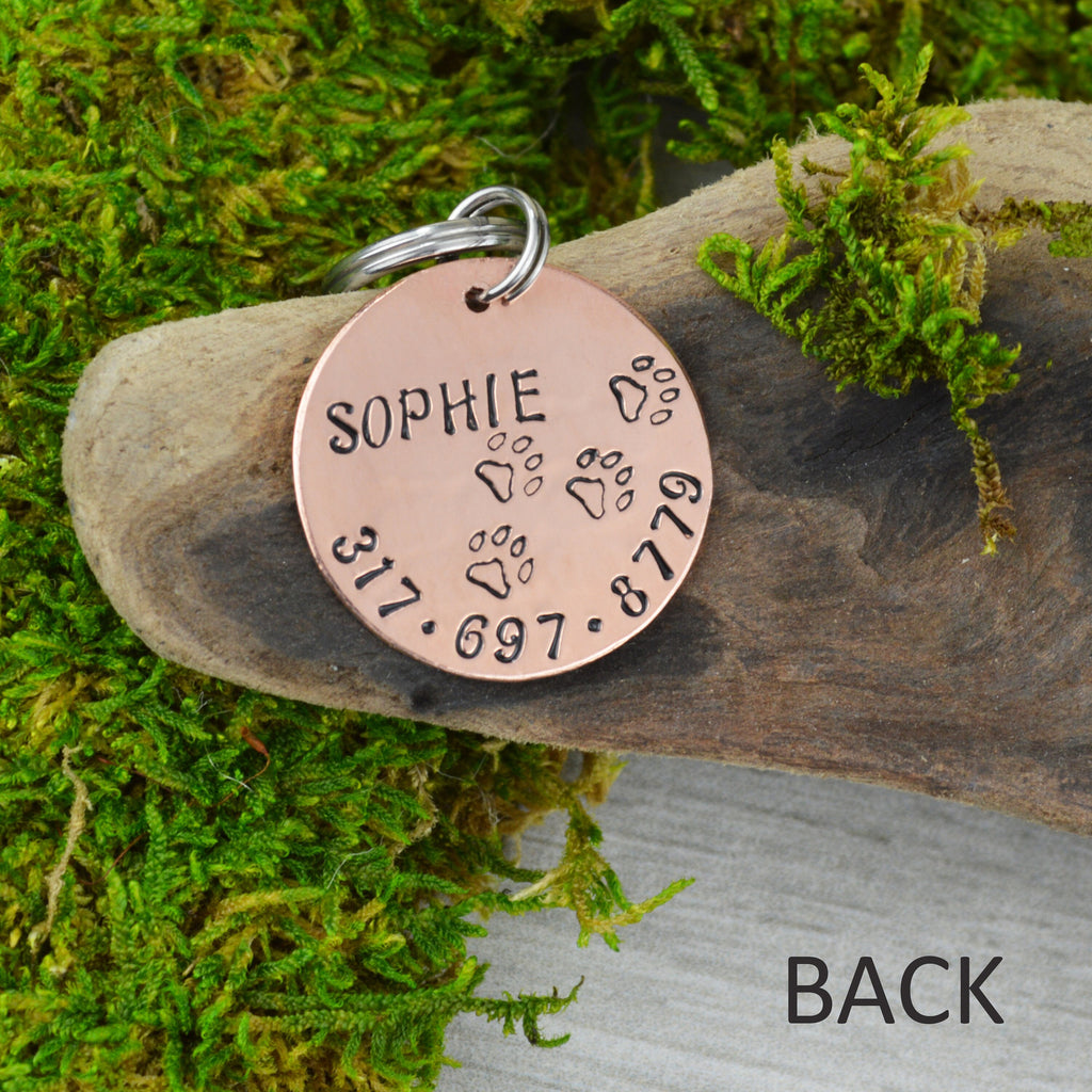 I Solemnly Swear That I Am Up To No Good Handstamped Pet ID Tag • Personalized Pet/Dog ID Tag • Dog Collar Tag • Custom Engraved Dog Tag