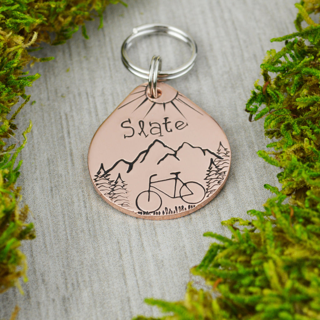 Ride in the Range Adventures Handstamped Pet ID Tag 
