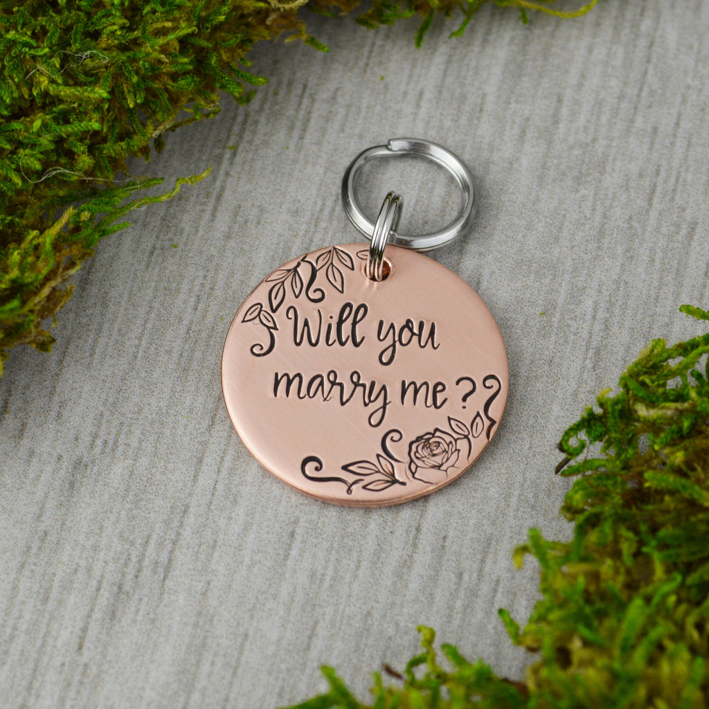Will You Marry Me Keychain 