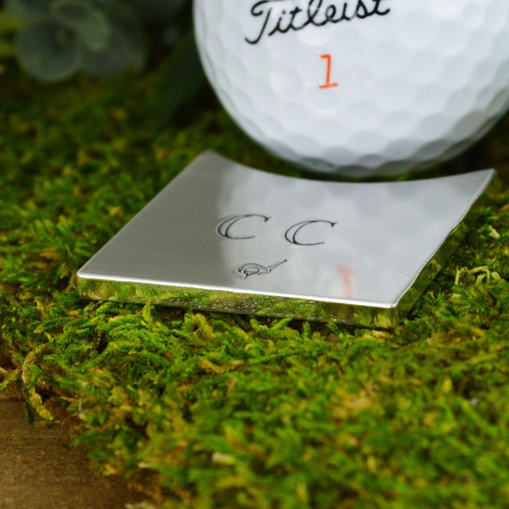 Personalized Golf Ball Marker with Initials 
