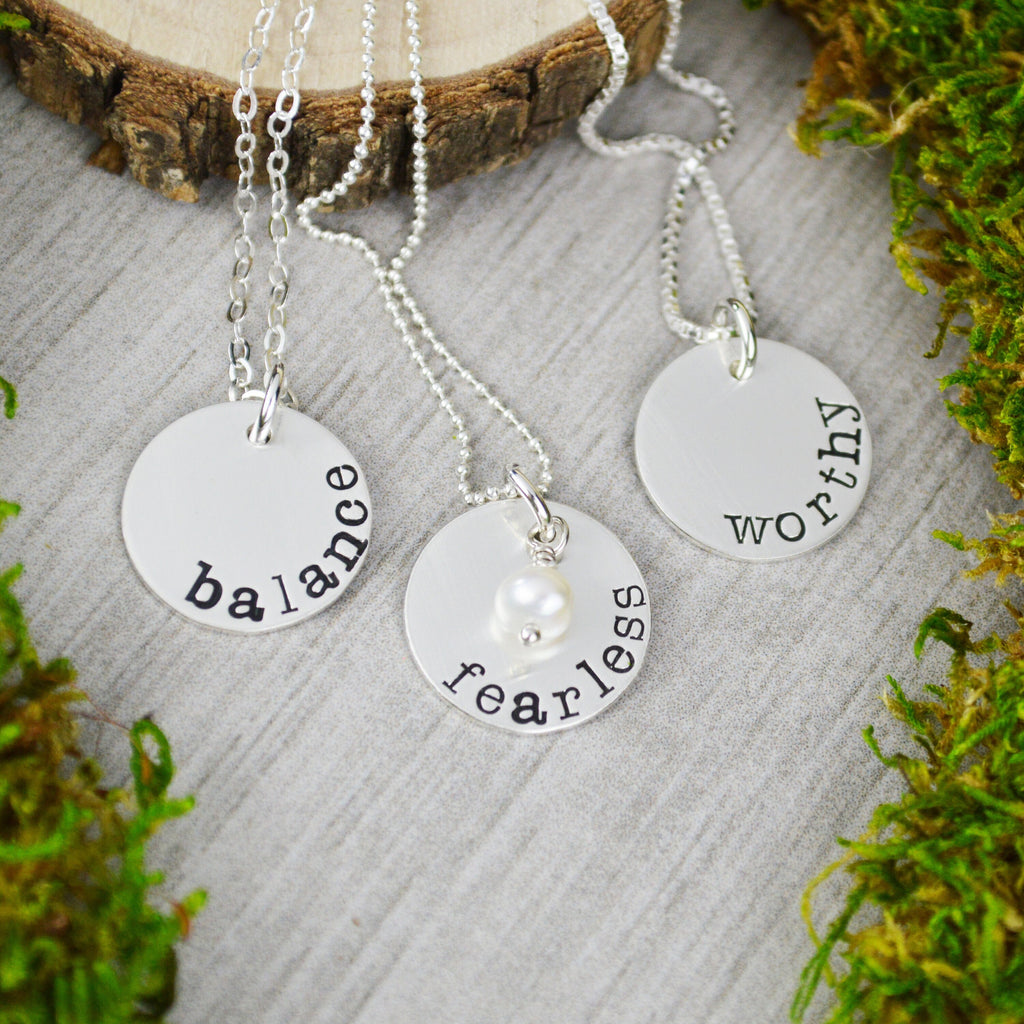Personalized Word of the Year Necklace 
