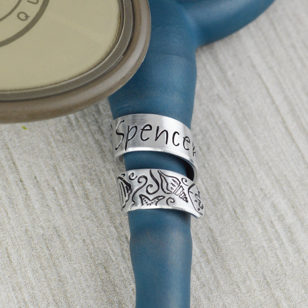 Custom Stethoscope ID Charm 