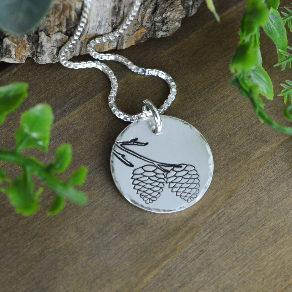 Pine Branch Necklace 