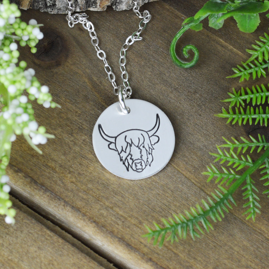 Highland Cow Necklace 