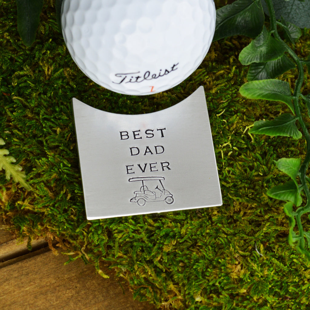 Best Dad Ever Golf Ball Marker 
