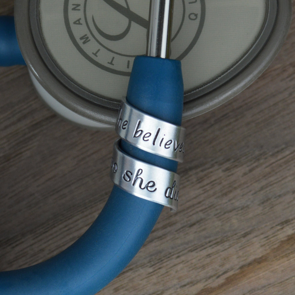 Custom Stethoscope ID Charm 