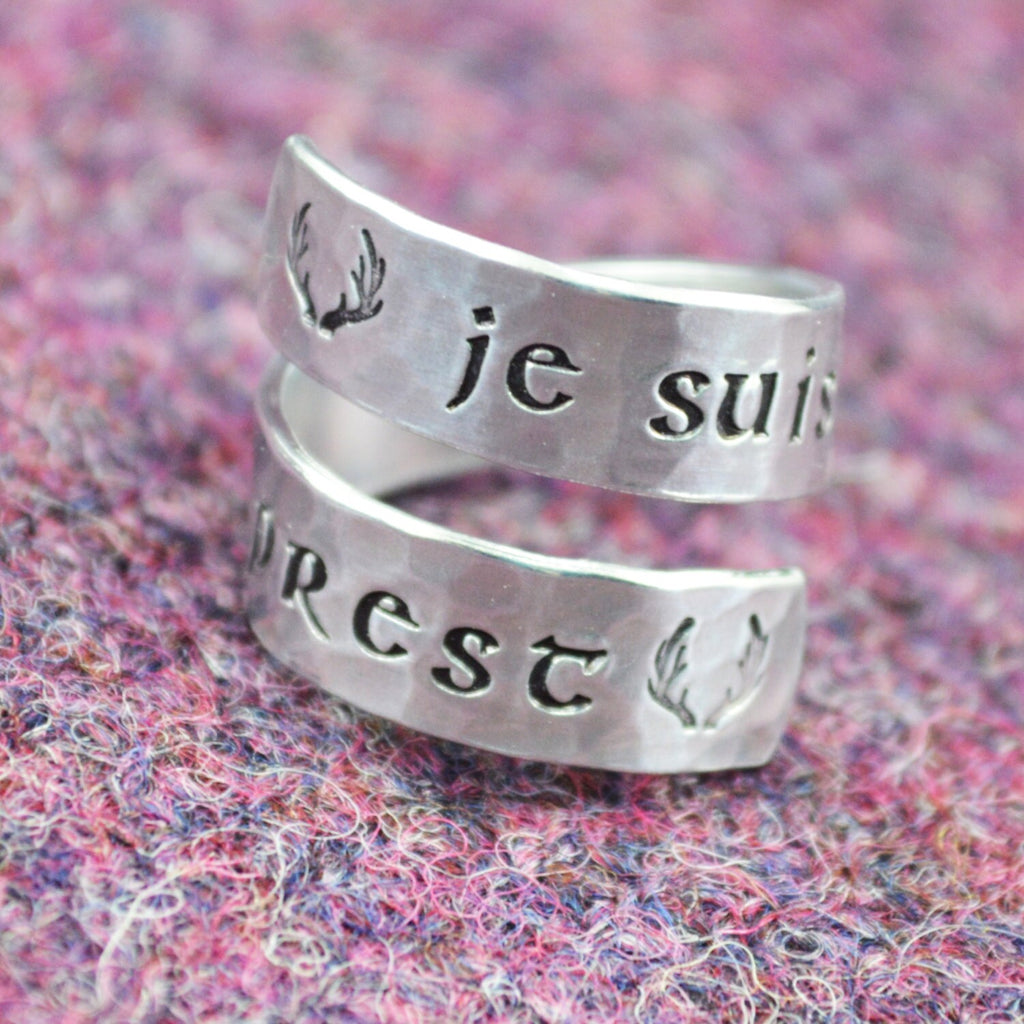 Je Suis Prest Wrap Ring - Celtic Jewelry