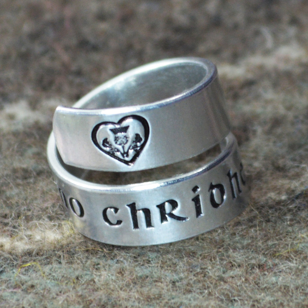 Mo Chridhe Wrap Ring - Scottish Jewelry