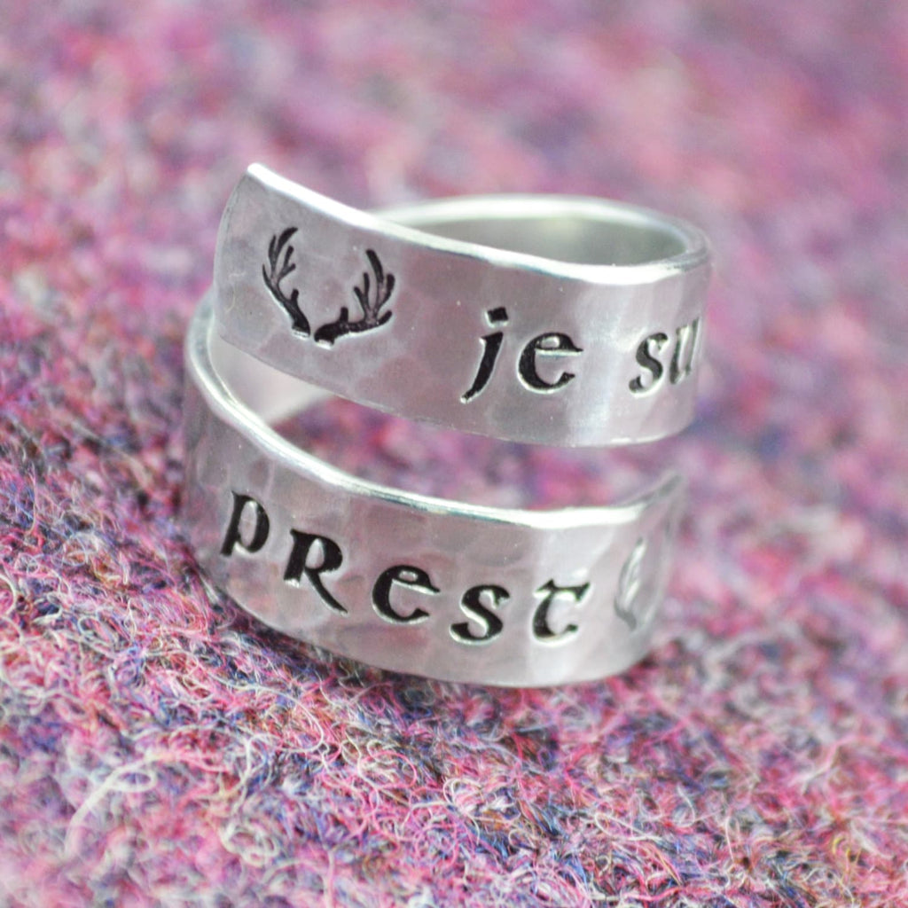 Je Suis Prest Wrap Ring - Celtic Jewelry